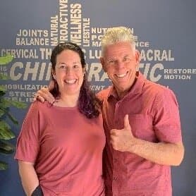 Dr. Foudy with a long-time patient at his Mission Viejo clinic